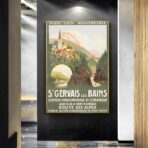 affiche saint gervais les bains