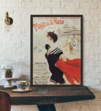 affiche saint-malo vintage