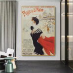 affiche saint-malo vintage