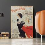 affiche saint-malo vintage