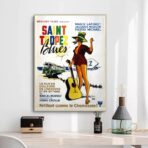 affiche saint tropez blues