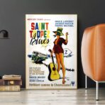 affiche saint tropez blues