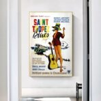 affiche saint tropez blues