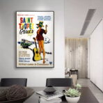 affiche saint tropez blues