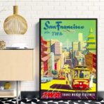 affiche san francisco vintage