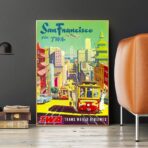 affiche san francisco vintage