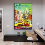 affiche san francisco vintage
