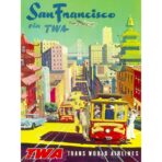 affiche san francisco vintage
