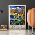 affiche savoie vintage