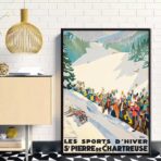 affiche ski vintage