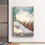 affiche ski vintage