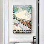 affiche ski vintage