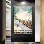 Affiche Vintage <br> Sports D'hiver Saint-Pierre de Chartreuse – Image 9
