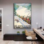 Affiche Vintage <br> Sports D'hiver Saint-Pierre de Chartreuse – Image 10