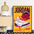 affiche sneakers vintage