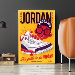 affiche sneakers vintage