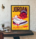 affiche sneakers vintage