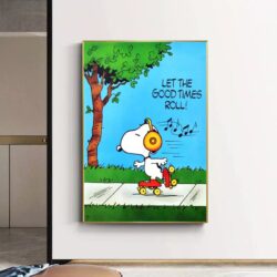 affiche snoopy vintage