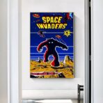 affiche space invaders