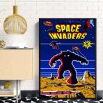 affiche space invaders