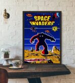 affiche space invaders