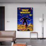 affiche space invaders