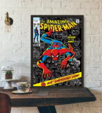 affiche spiderman vintage
