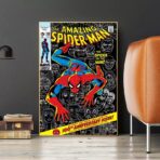 affiche spiderman vintage