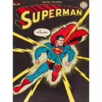 affiche super héros vintage