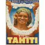 affiche tahiti vintage