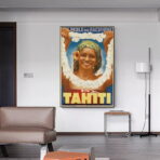 affiche tahiti vintage