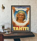 affiche tahiti vintage
