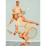affiche tennis vintage