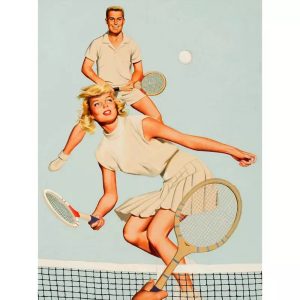 affiche tennis vintage