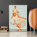 affiche tennis vintage