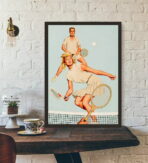 affiche tennis vintage