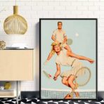 affiche tennis vintage