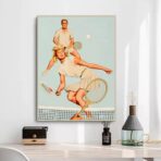 affiche tennis vintage