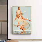affiche tennis vintage
