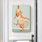 affiche tennis vintage