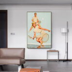 affiche tennis vintage