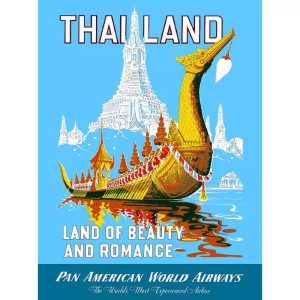 affiche thaïlande vintage