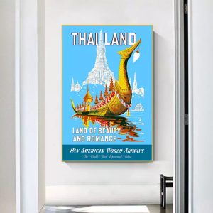 affiche Thaïlande vintage