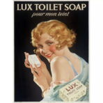 affiche toilette vintage