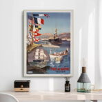 affiche toulon vintage