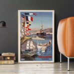 affiche toulon vintage