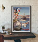 affiche toulon vintage