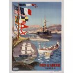 affiche toulon vintage