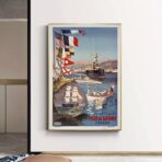 affiche toulon vintage