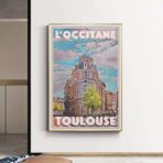 affiche toulouse vintage